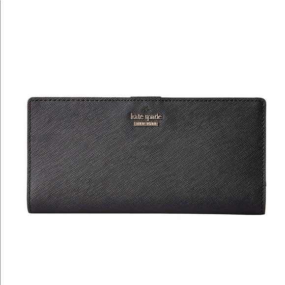 Kate Spade BlackCameron Slim Wallet - Picture 1 of 7